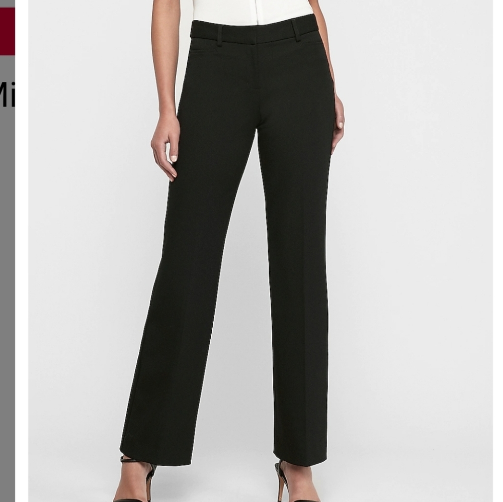 NWOT Express Editor Barely Boot Slacks